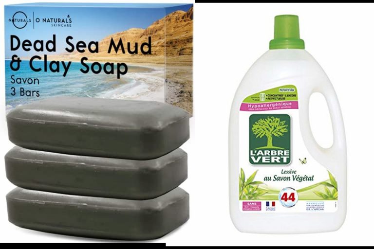 Green lizard soap for the skin