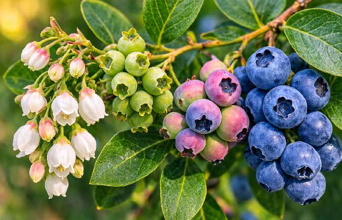 process of blueberry